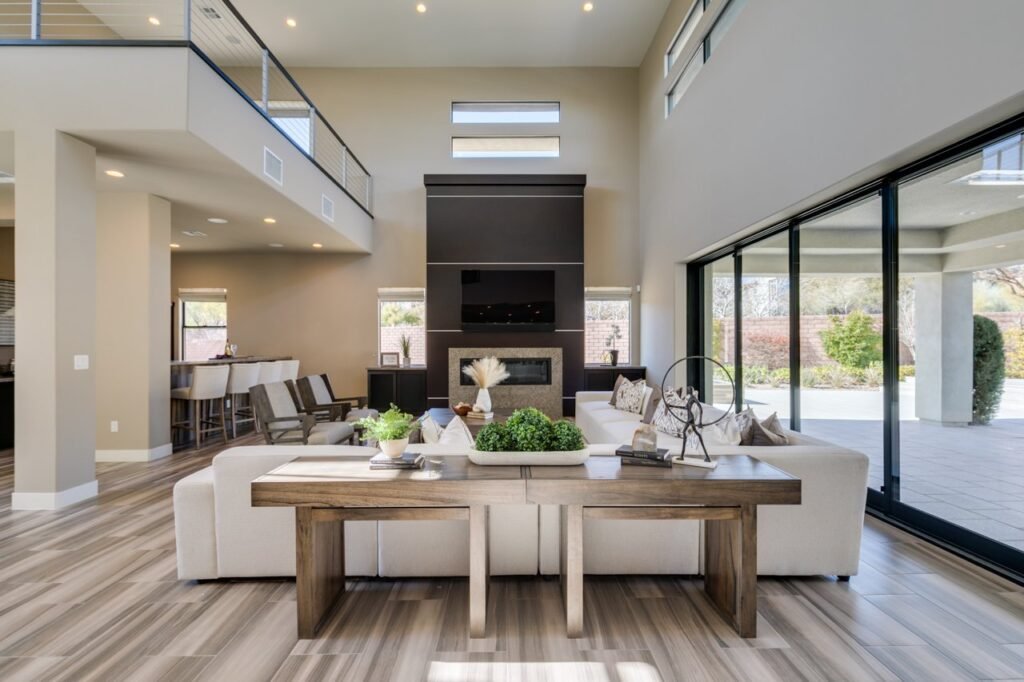 Ultra Luxury Home Staging Project Living Room Ridges Las Vegas Home Staging