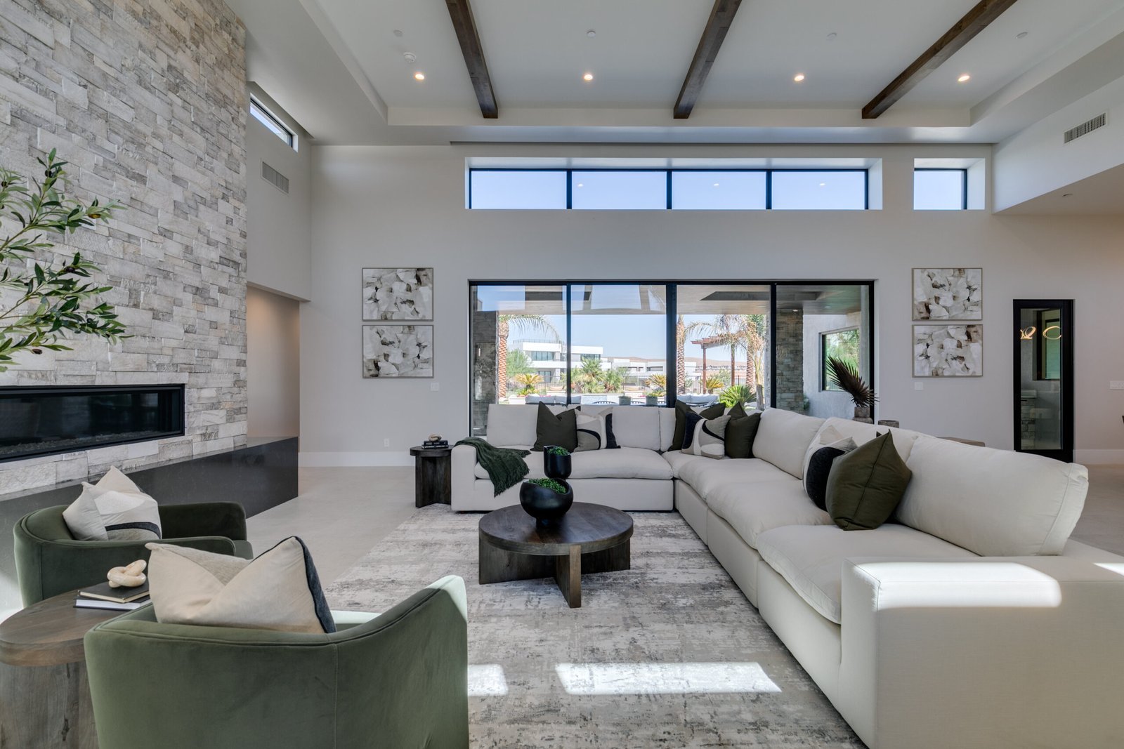 Las Vegas Luxury Home Staging Reflection Shores Living FP