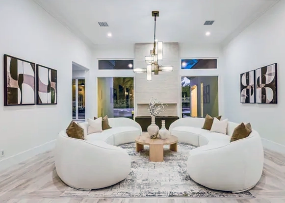 home staging henderson living room