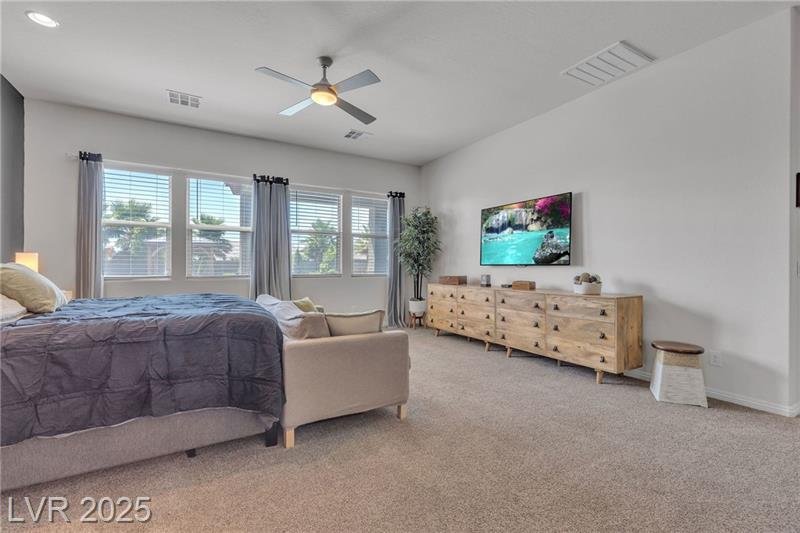 Las Vegas Home Staging Master Bedroom Tropical Before