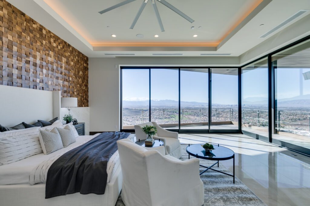 Luxury Home Staging Primary Bedroom Ascaya Henderson Staged To Sell