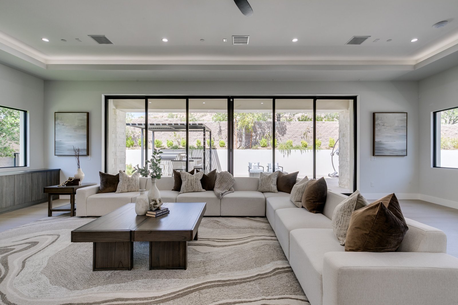 luxury-home-staging-ravenswood-family-room-new-construction-southern-las-vegas-staged-to-sell