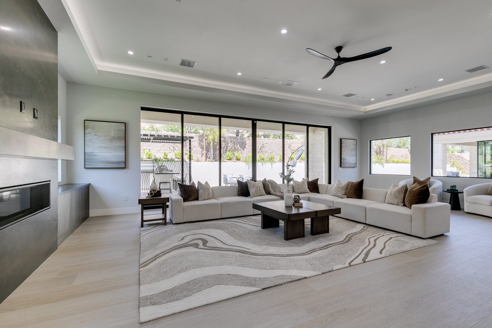 luxury-home-staging-ravenswood-family-room-views-new-construction-southern-las-vegas-staged-to-sell